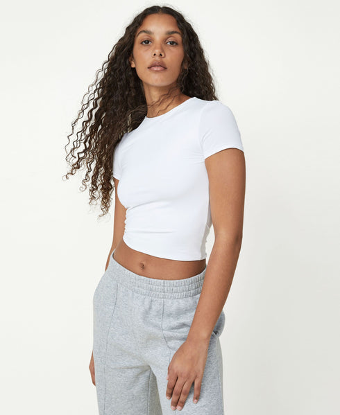 Women's Sculpted Crew Neck T-shirt